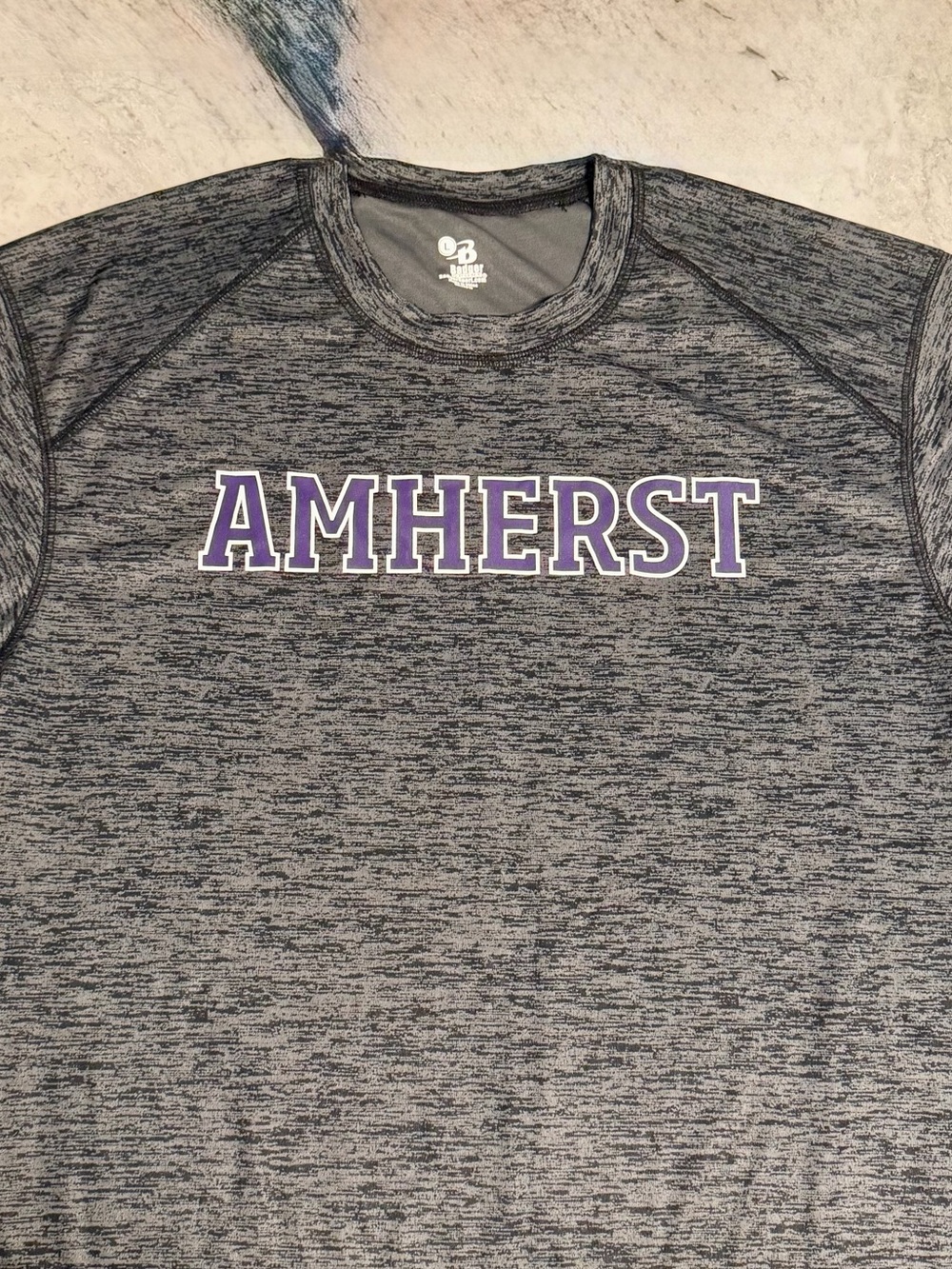 Amherst College Badger Sport Tee NWT